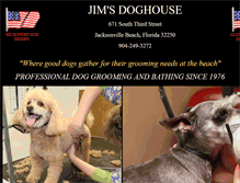 Tablet Screenshot of jims-doghouse.com